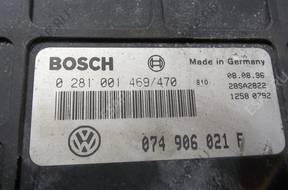 БЛОК УПРАВЛЕНИЯ ДВИГАТЕЛЕМ VW T4 2.5 TDI 074 906 021F