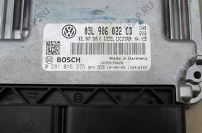 БЛОК УПРАВЛЕНИЯ  ДВИГАТЕЛЕМ, -VW T5-03L906022CD-