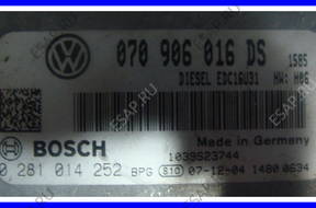 БЛОК УПРАВЛЕНИЯ   ДВИГАТЕЛЕМ VW T5 070906016DS