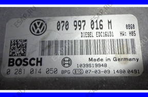 БЛОК УПРАВЛЕНИЯ   ДВИГАТЕЛЕМ VW T5 070997016M