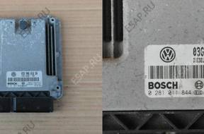 БЛОК УПРАВЛЕНИЯ ДВИГАТЕЛЕМ VW TOURAN 0281011844 03G906016DR