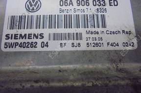 БЛОК УПРАВЛЕНИЯ ДВИГАТЕЛЕМ VW TOURAN 1.6 8V 06A906033ED