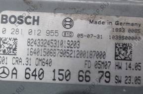 БЛОК УПРАВЛЕНИЯ ДВИГАТЕЛЕМ w169 2.0 CDI a640 150 66 79