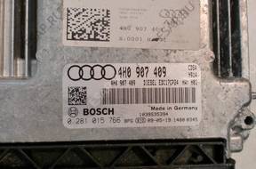 БЛОК УПРАВЛЕНИЯ ДВИГАТЕЛЕМ WYSOKOPREZNEGO AUDI A8 4H0907409