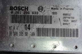 БЛОК УПРАВЛЕНИЯ ДВИГАТЕЛЕМ XSARA PICASSO 1.6 8v 0261206633
