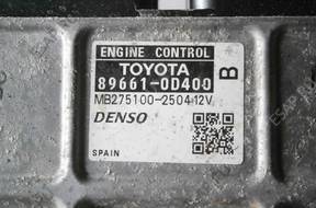 БЛОК УПРАВЛЕНИЯ  ДВИГАТЕЛЕМ  YARIS II 1.3 89661-0D40