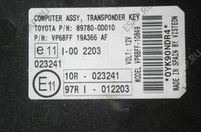 БЛОК УПРАВЛЕНИЯ  ДВИГАТЕЛЕМ  YARIS II 1.3 89661-0D40