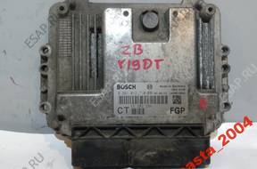 БЛОК УПРАВЛЕНИЯ   ДВИГАТЕЛЕМ z19dt ZAFIRA B astra h