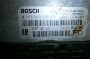 БЛОК УПРАВЛЕНИЯ ДВИГАТЕЛЕМ Zafira 2.0 DTI 0281010268