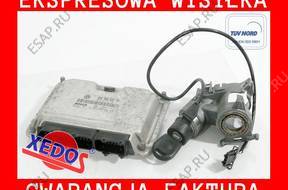 БЛОК УПРАВЛЕНИЯ ДВИГАТЕЛЕМ ЗАМОК ЗАЖИГАНИЯ VW LUPO 6X 03 1.0 AUC