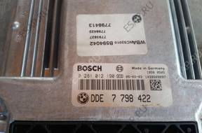 БЛОК УПРАВЛЕНИЯ ДВИГАТЕЛЕМ+CASE 2 BMW 5 E60 E61 2.5D 7798422