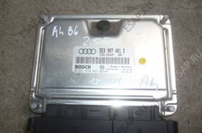 БЛОК УПРАВЛЕНИЯ  ДВИГАТЕЛЯ , AUDI A4 , 2.5 TDI  8E0907401 D