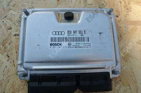 БЛОК УПРАВЛЕНИЯ  ДВИГАТЕЛЯ Audi A4 b6 3.0 8E0907551B