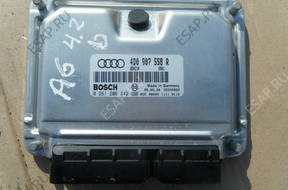 БЛОК УПРАВЛЕНИЯ  ДВИГАТЕЛЯ AUDI A6 4.2 VW 4D0907558 год,=