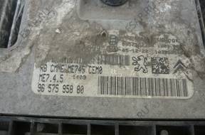 БЛОК УПРАВЛЕНИЯ   ДВИГАТЕЛЯ CITROEN C4 1.6   9657595880