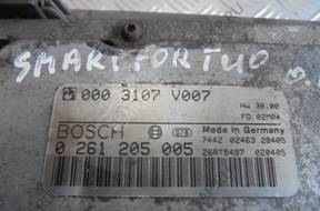 БЛОК УПРАВЛЕНИЯ  ДВИГАТЕЛЯ   FORTWO 0.6 0261205005 E121