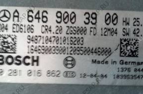 БЛОК УПРАВЛЕНИЯ  ДВИГАТЕЛЯ MERCEDES SPRINTER 2,2 CDI W906