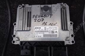 БЛОК УПРАВЛЕНИЯ  ДВИГАТЕЛЯ PEUGEOT 207 1.6 16V автомат