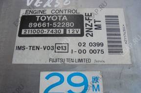 БЛОК УПРАВЛЕНИЯ  ДВИГАТЕЛЯ   YARIS VERSO 1.3 8966152280