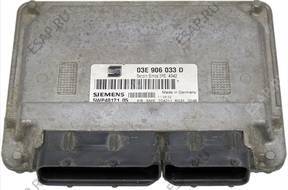 БЛОК УПРАВЛЕНИЯ ECU 03E906033D 5WP4012104 SIMOS3PE AZQ