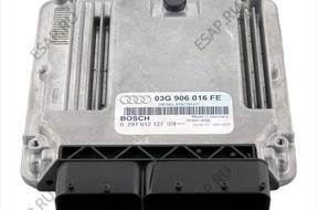 БЛОК УПРАВЛЕНИЯ ECU 03G906016FE 0281012127 EDC16U31 BKE