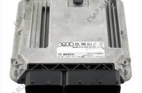 БЛОК УПРАВЛЕНИЯ ECU 03L906019AT 0281016677 EDC17CP20 CAGB