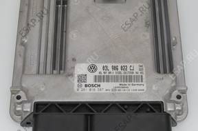 БЛОК УПРАВЛЕНИЯ ECU 03L906022CJ 0281016387 EDC17CP20 CAAC