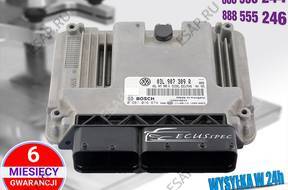 БЛОК УПРАВЛЕНИЯ ECU 03L907309 год, 0281016674 EDC17C46 2.0TDI