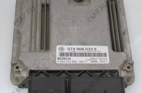 БЛОК УПРАВЛЕНИЯ ECU 074906032S 0281012950 EDC16CP34 BJK