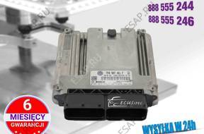 БЛОК УПРАВЛЕНИЯ ECU 4G0907401 0281016593 EDC17CP44 CRCA