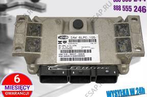 БЛОК УПРАВЛЕНИЯ ECU 9663380880 IAW6LPC.105 PEUGEOT 207 14