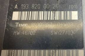 БЛОК УПРАВЛЕНИЯ ECU A1938200026 CHRYSLER CROSSFIRE 498E