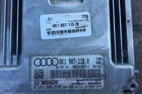 БЛОК УПРАВЛЕНИЯ ECU AUDI A4 1.8TFSI 0261S05870 8K1907115M