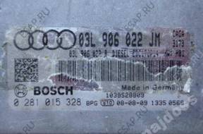 БЛОК УПРАВЛЕНИЯ ECU AUDI A4 2.0TDI 0281015328 03L906022JM