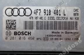 БЛОК УПРАВЛЕНИЯ ECU AUDI A6 2.7TDI 0281016460 4F7910401L