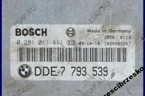 БЛОК УПРАВЛЕНИЯ ECU BMW X5 E46 2.0 0281011411 DDE7793539