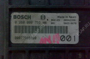 БЛОК УПРАВЛЕНИЯ ecu BOSH do Fiat Uno