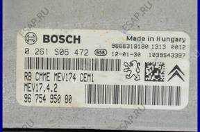 БЛОК УПРАВЛЕНИЯ ECU CITROEN C3 1.6 0261S06472 9666952080
