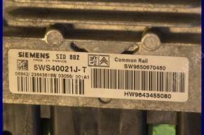 БЛОК УПРАВЛЕНИЯ ECU CITROEN C3 5WS40021J-T S118085200H