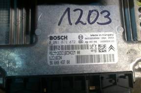 БЛОК УПРАВЛЕНИЯ ECU CITROEN PEUGEOT 1,6HDI 0281013872