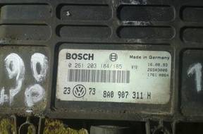 БЛОК УПРАВЛЕНИЯ ECU GOLF 3 1.8 B 8V BOSCH 0261203184/185