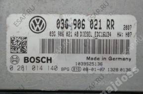 БЛОК УПРАВЛЕНИЯ ecu octavia 1.9tdi 0281014140 03G906021 год,R