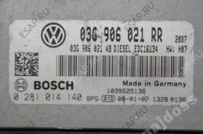 БЛОК УПРАВЛЕНИЯ ecu octavia 1.9tdi 0281014140 03G906021 год,R