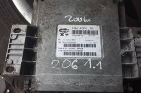 БЛОК УПРАВЛЕНИЯ  ECU  Peugeot 206 1.1 lift
