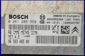 БЛОК УПРАВЛЕНИЯ ECU PEUGEOT 307 1.6 0261208558 9661940480