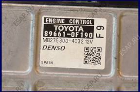 БЛОК УПРАВЛЕНИЯ ECU TOYOTA COROLLA VERSO 89661-0F190