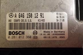 БЛОК УПРАВЛЕНИЯ ECU VITO 2.2 CDI A6461501291 0281012360