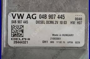 БЛОК УПРАВЛЕНИЯ ECU VW POLO 1.4 TDI 04B907445 28444321