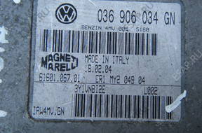 БЛОК УПРАВЛЕНИЯ ECU VW SEAT SKODA 1.4 16V 036906034GN