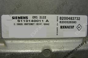 БЛОК УПРАВЛЕНИЯ ems3132 8200483732 s110140011a БЕЗ КОДА
